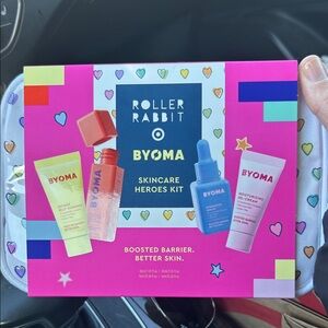 NEW Roller Rabbit x BYOMA Disco heart wave skincare-90ml/5pc